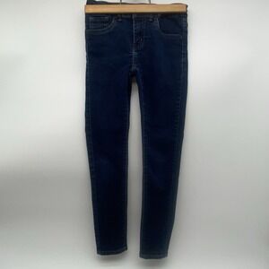 Levi's 710 Super Skinny Jeans Girl's Size 7 Regular‎ Dark Wash EUC